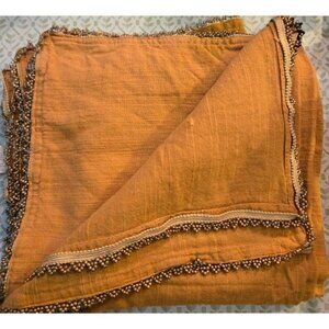 6 Pier1 Cotton Table Napkins With Beaded Edges